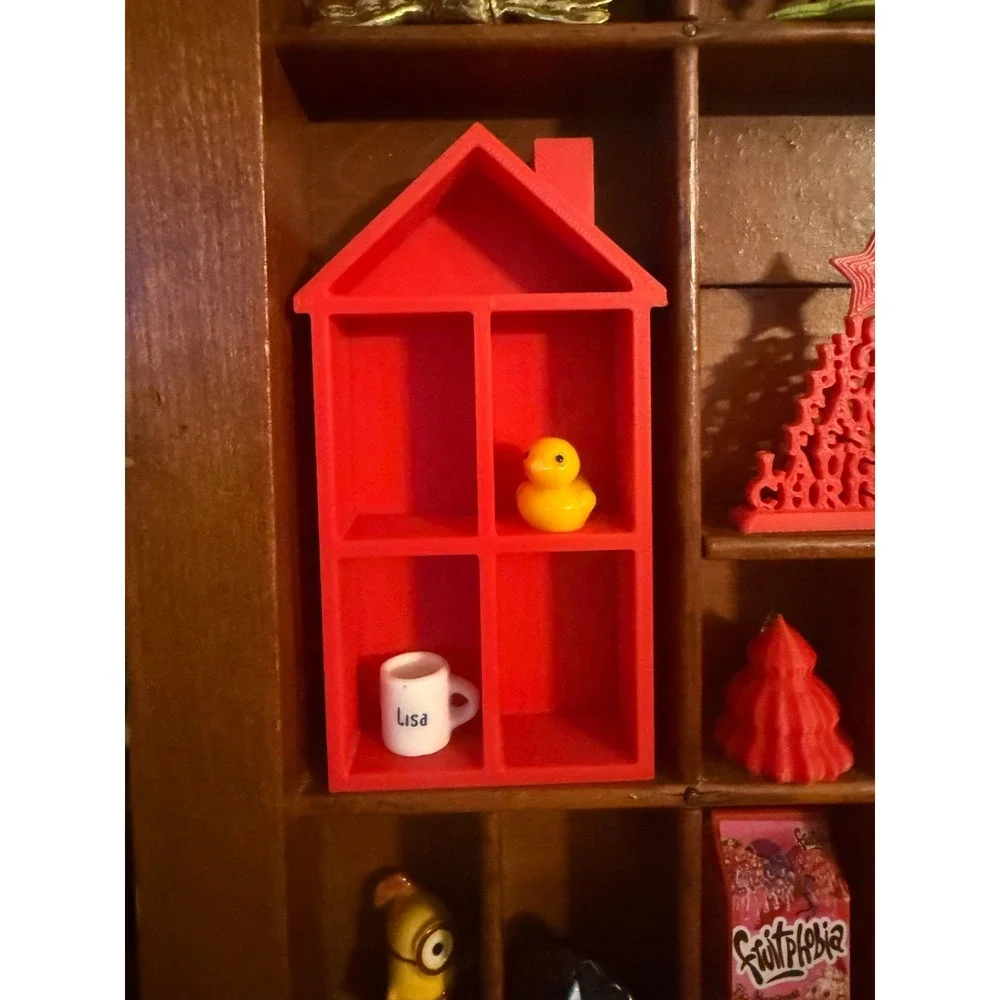 House Shaped Trinket Shelf for Trinket Shelf Color choice